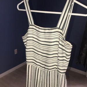 White & grey jumpsuit